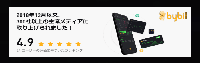 Bybitの公式サイト画面