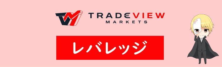 Tradeview(トレードビュー)のレバレッジ